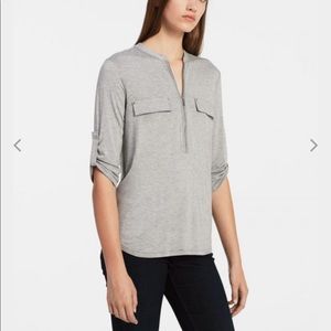 Calvin Klein roll sleeved top